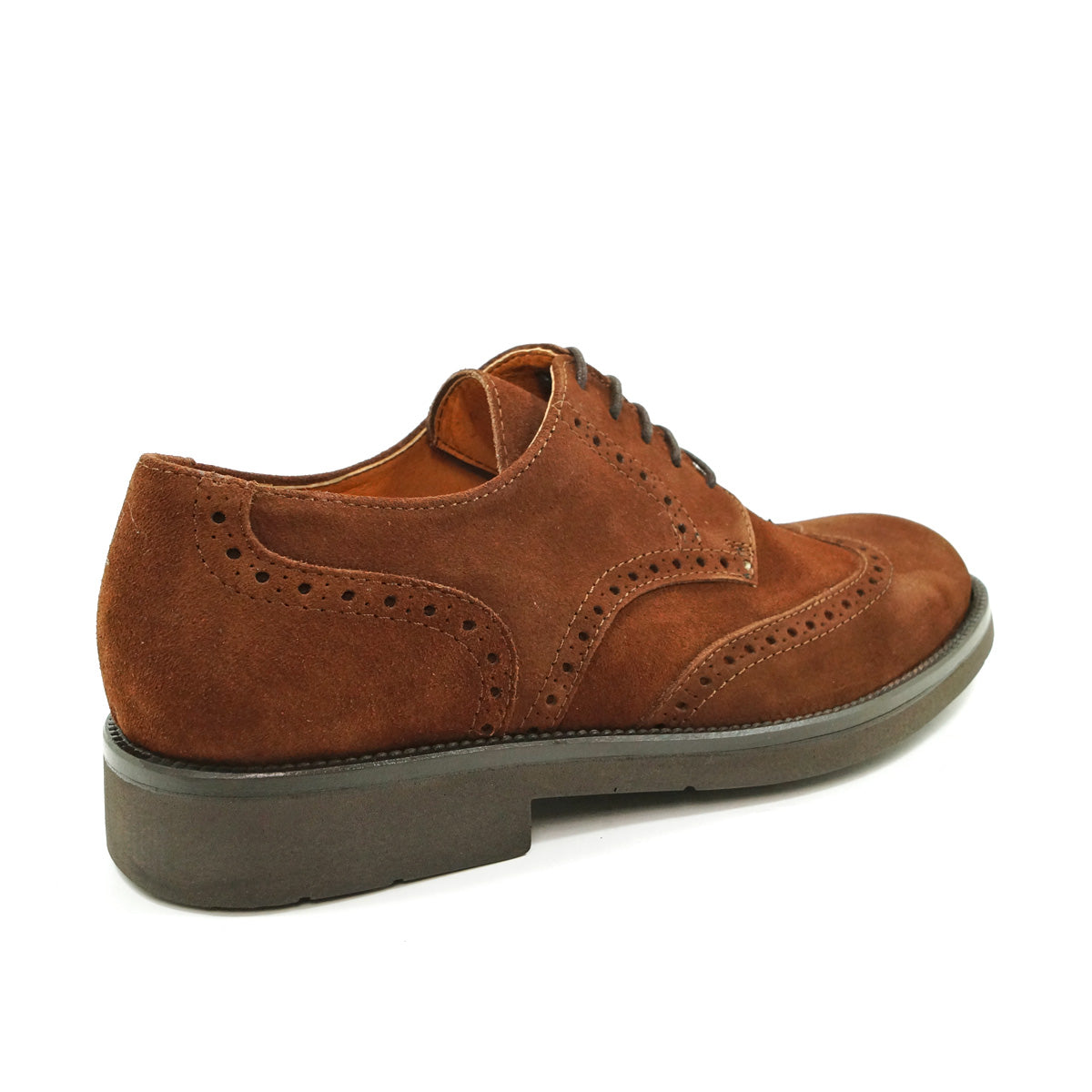 Pielsa Yale - Zapatos brogue en ante marrón